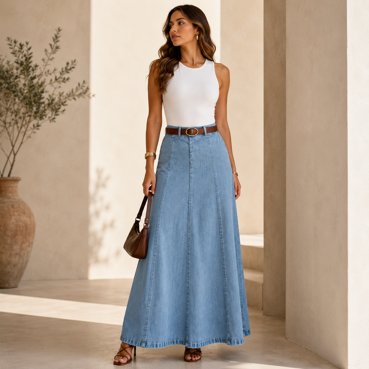 FALDA DEMIN LUXE