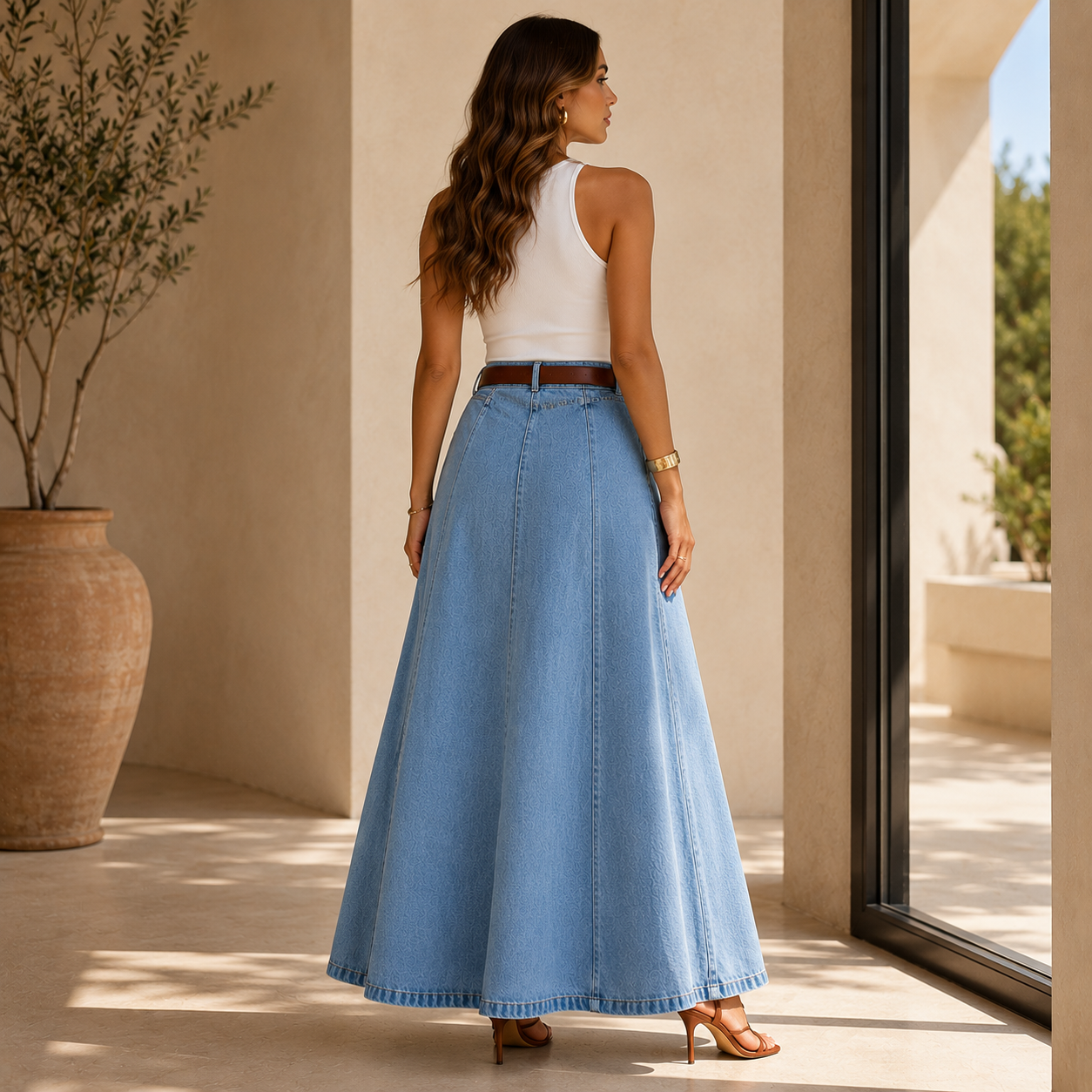 FALDA DEMIN LUXE